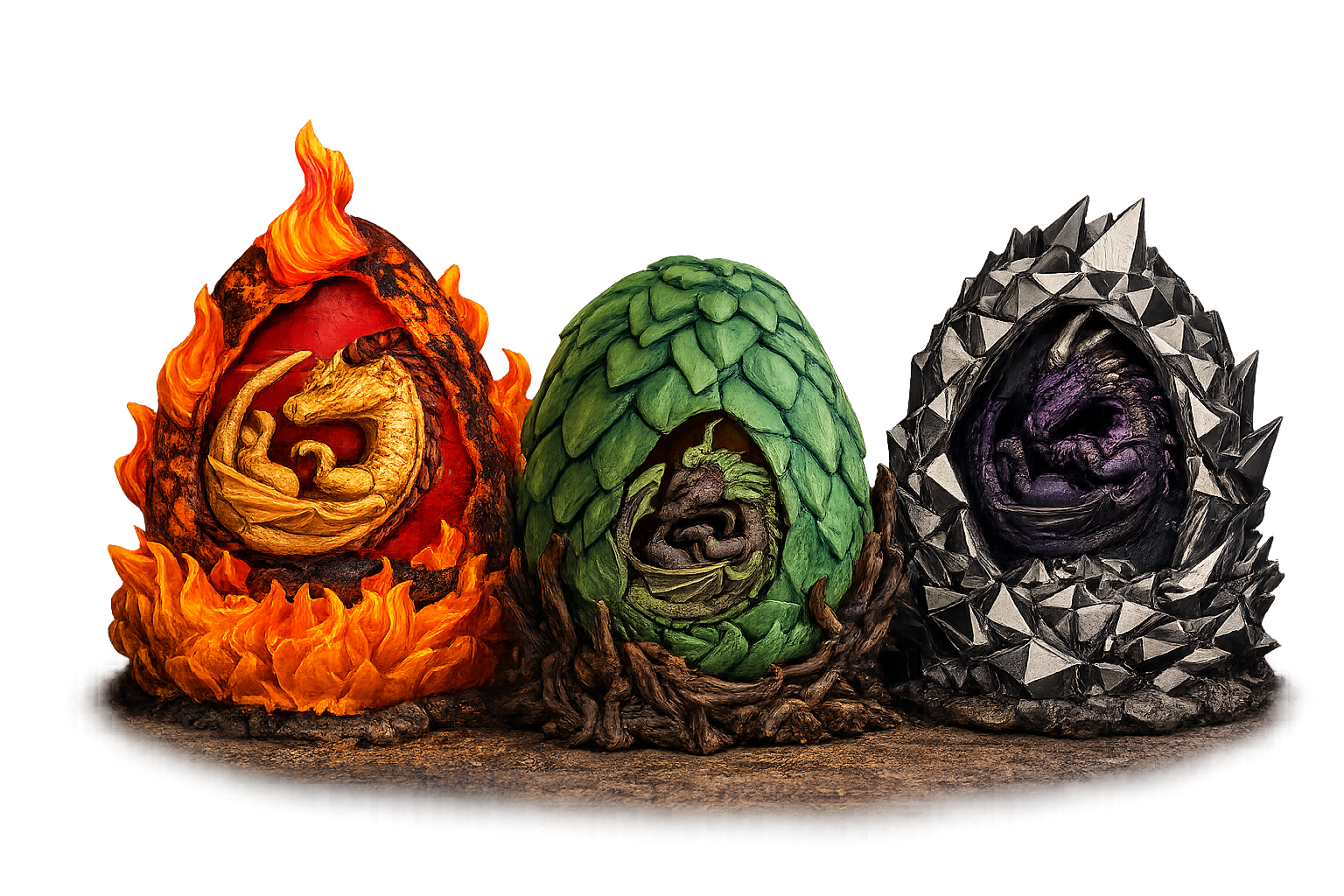 Huevos de Dragón en las Tierras del Dragón