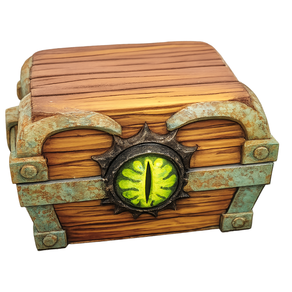 Cofre ojo oxidado, Cámaras del Tesoro